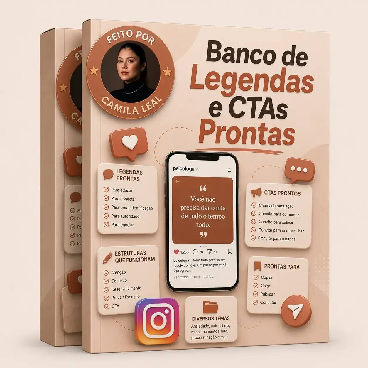 Bônus: Banco de Legendas e CTAs Prontos