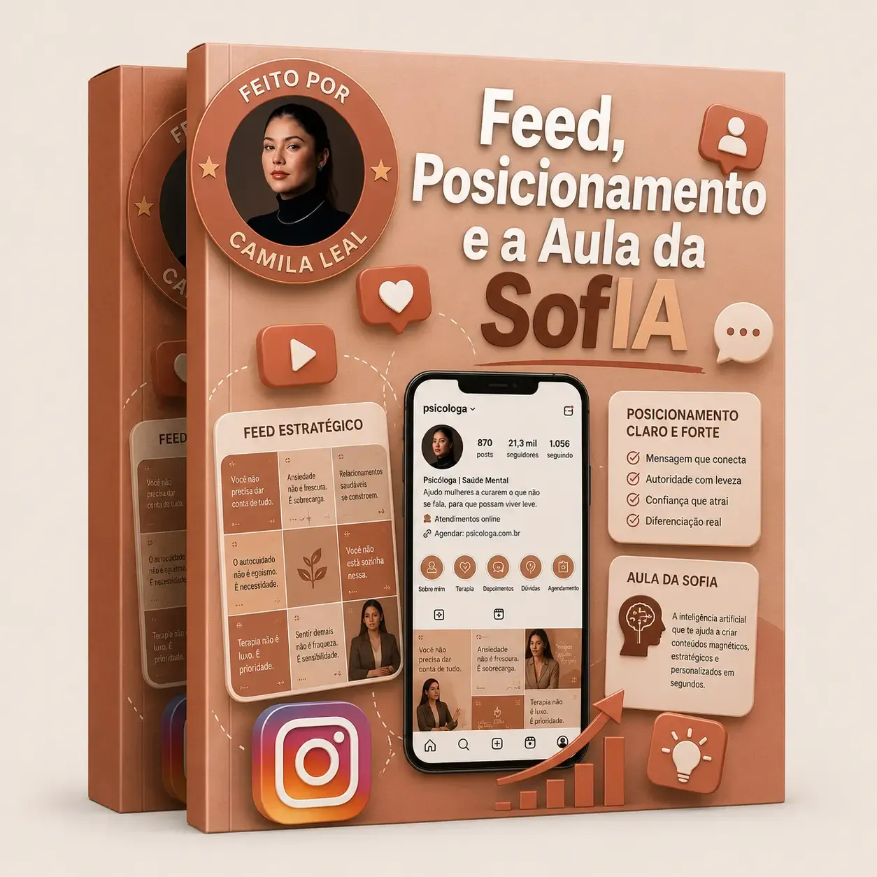 Bônus: Feed, Posicionamento e a Aula da SofIA