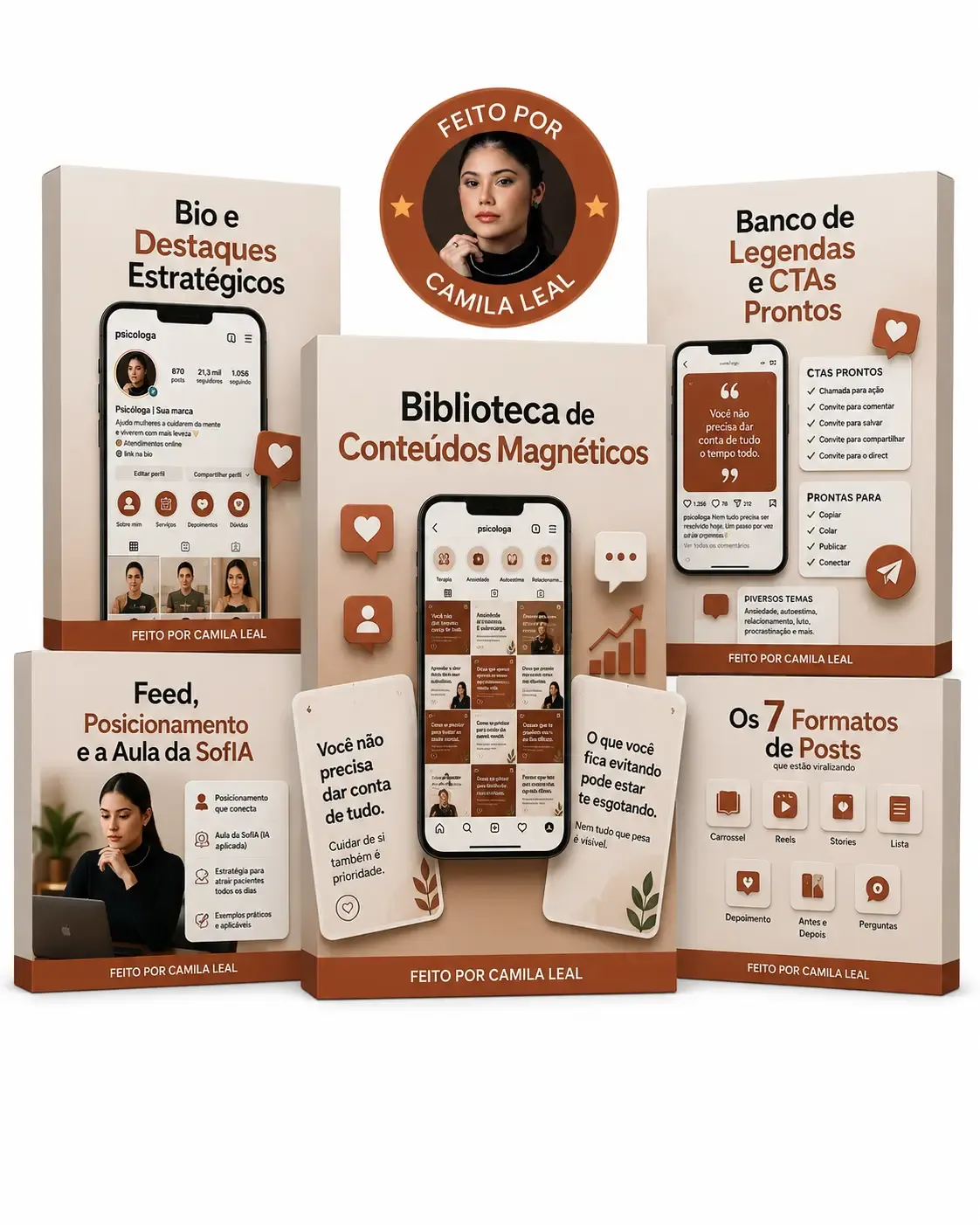 Mockup do Conteúdo Magnético e seus bônus